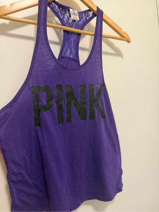Tops - PINK Victoria's Secret Purple Racerback Tank Top